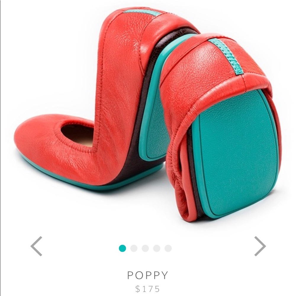 Tieks poppy size 9 BRAND NEW